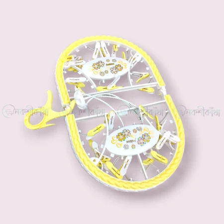 Baby Clothes Drying Folding Hanger (China) - 28 Clip - Image 9