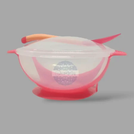 Applebear Baby Feeding Transparent Bowl With Spoon - Image 3