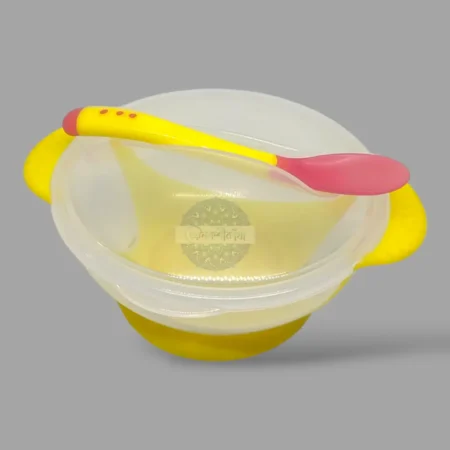 Applebear Baby Feeding Transparent Bowl With Spoon - Image 2
