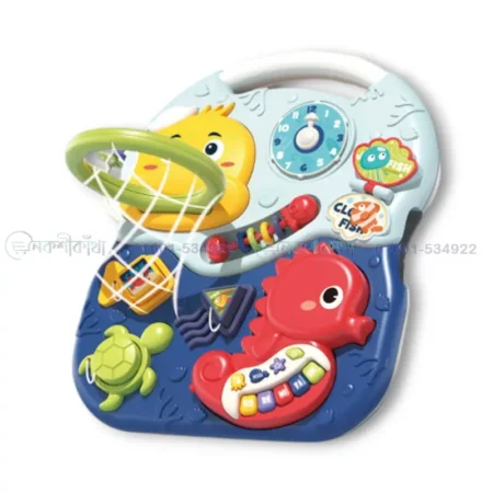 tiibaby 3 in 1 Baby Push Walker Toy Sit to Stand Musical Stroller - Image 4