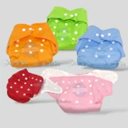 Washable Diaper Button System