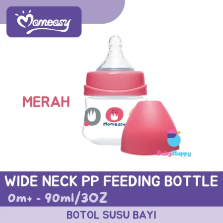 Momeasy 90mL Anti-Colic Feeding Bottle | BPA-Free & Soft Nipple Feeder - Image 5