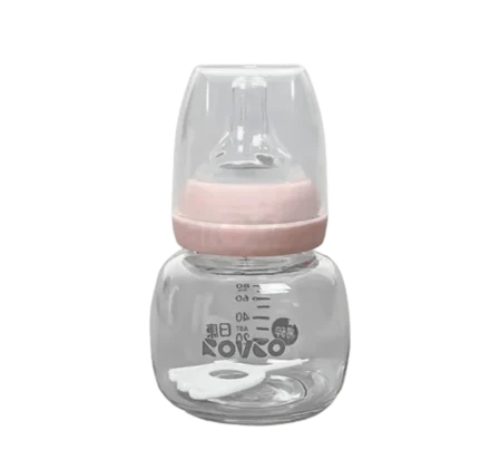 Rovco 80mL Glass Feeder | Safe Baby Feeding Bottle