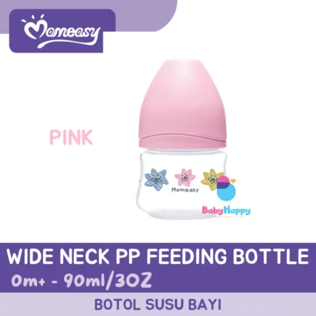Momeasy 90mL Anti-Colic Feeding Bottle | BPA-Free & Soft Nipple Feeder - Image 4