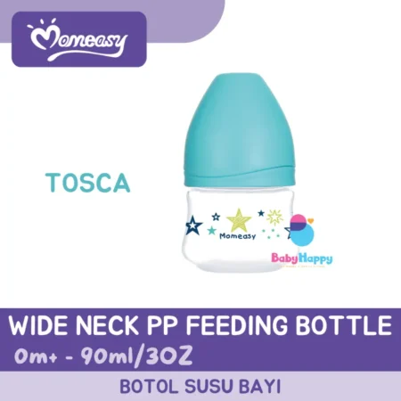 Momeasy 90mL Anti-Colic Feeding Bottle | BPA-Free & Soft Nipple Feeder - Image 2