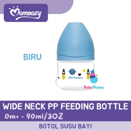 Momeasy 90mL Anti-Colic Feeding Bottle | BPA-Free & Soft Nipple Feeder - Image 3