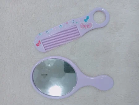Mirror & Hair Comb Set For Kids - Image 2