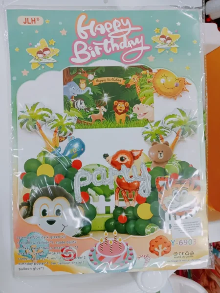 Happy Birthday Themed Party Decoration Set